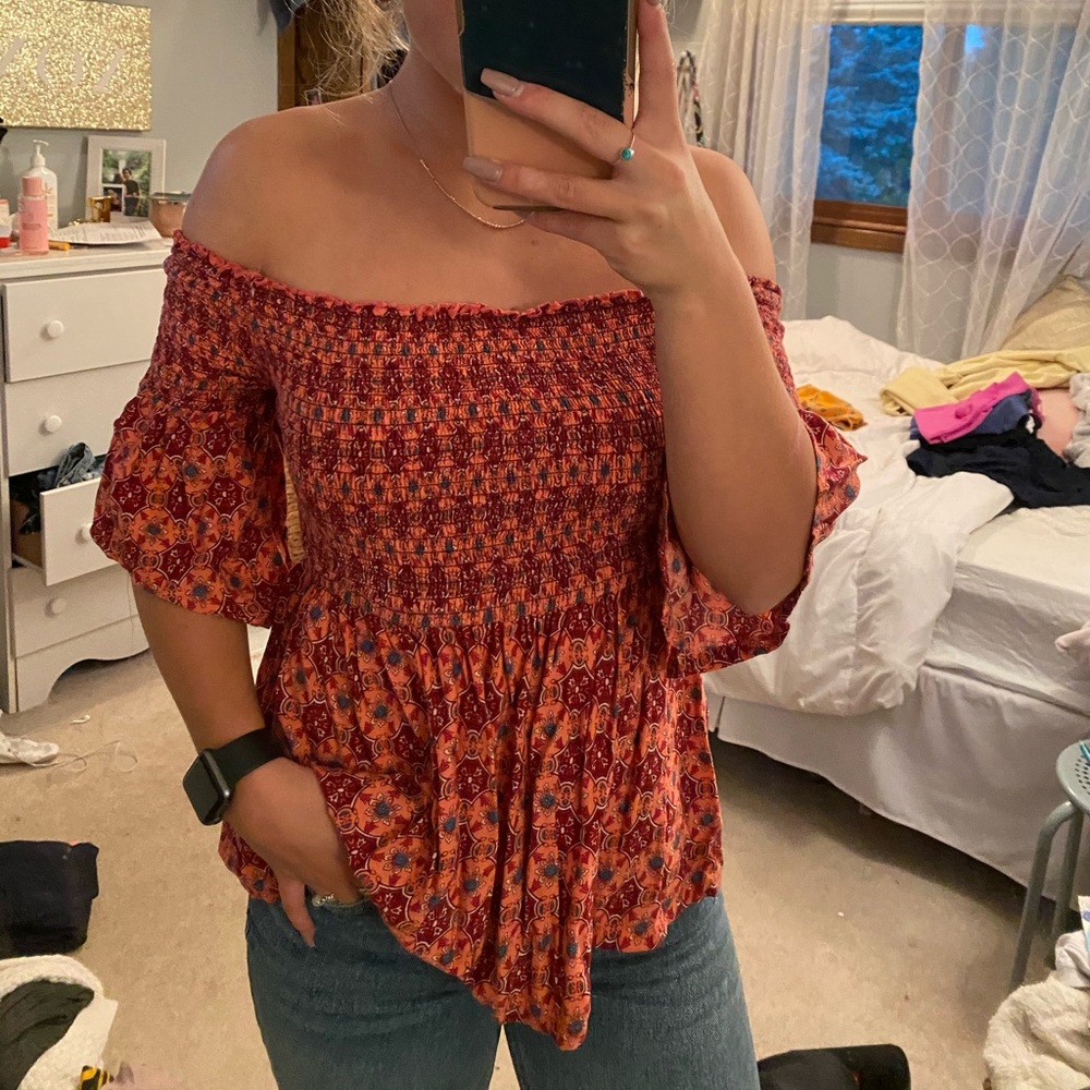 Hollister off the shoulder top
